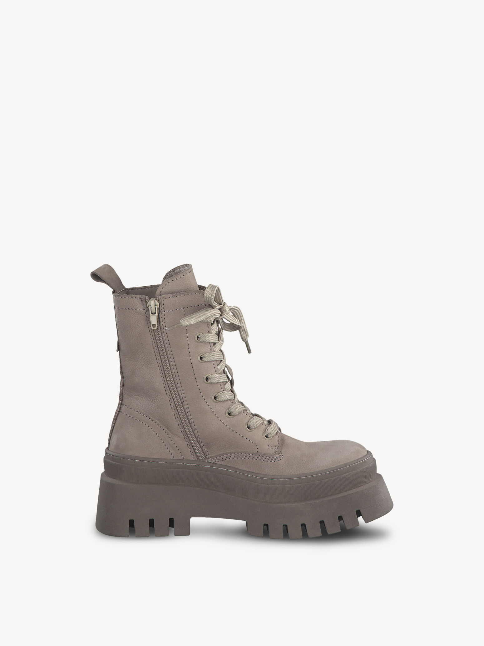 Bottine en cuir - marron