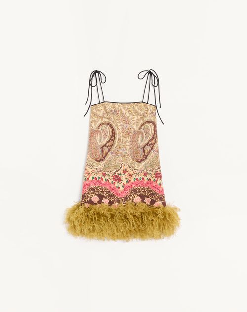 Kort silkekjole Shappe Voyage Imaginaire Paisley