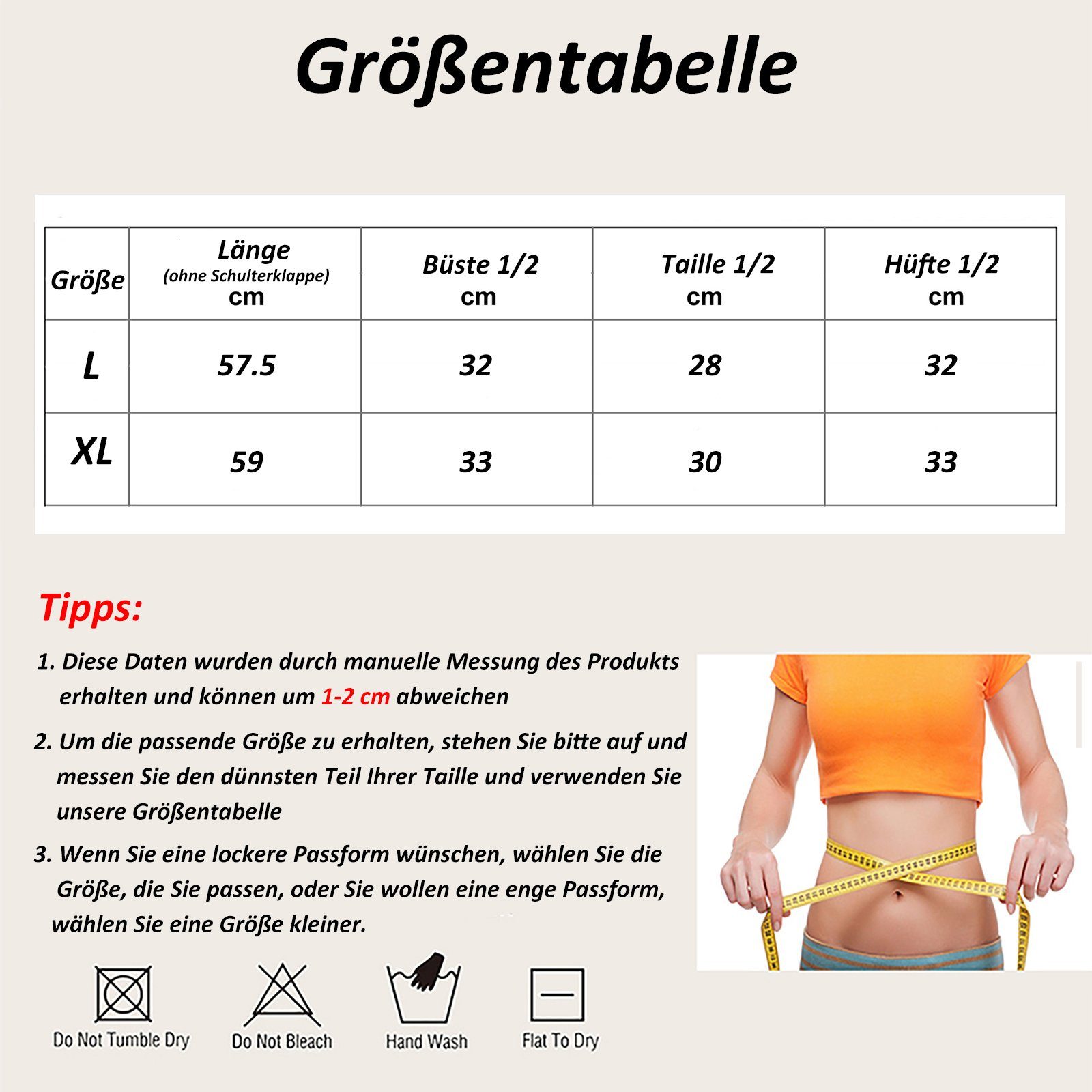 TAN.TOMI Body Damen Body Shaper Bauchweg Figurformende Unterwäsche Miederbody sammeln, spurlos, Gesäß