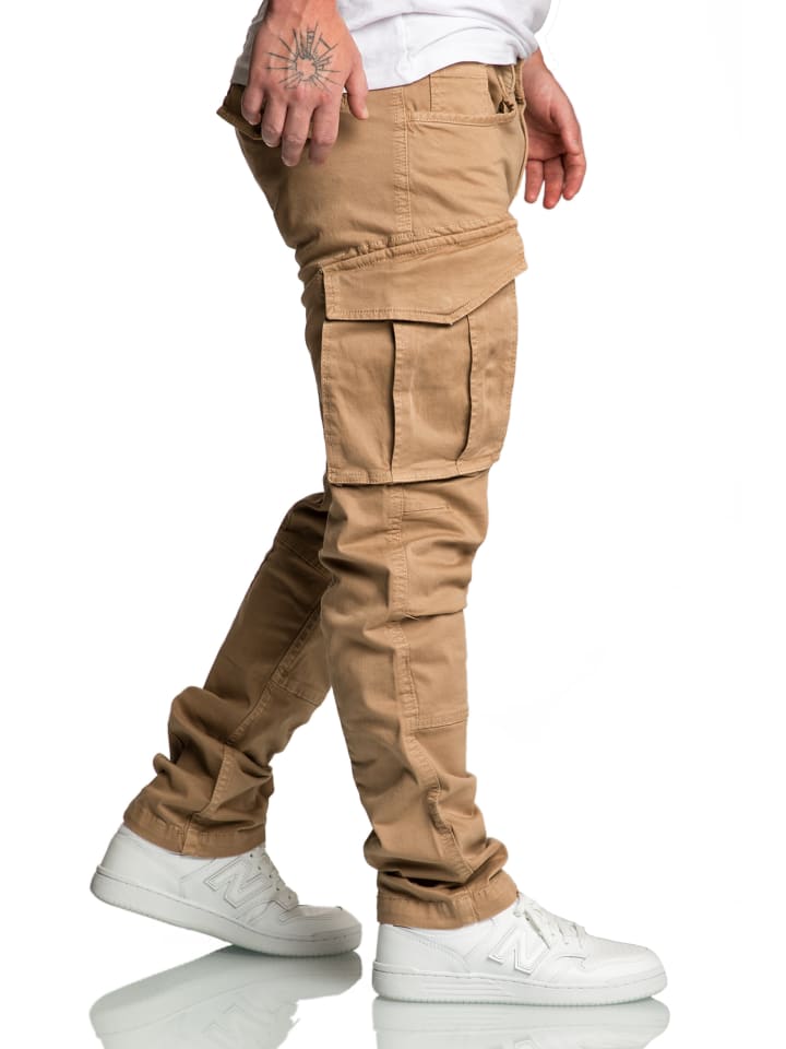 Amaci&Sons Cargo Jogger-Chino WYATT in Beige günstig kaufen