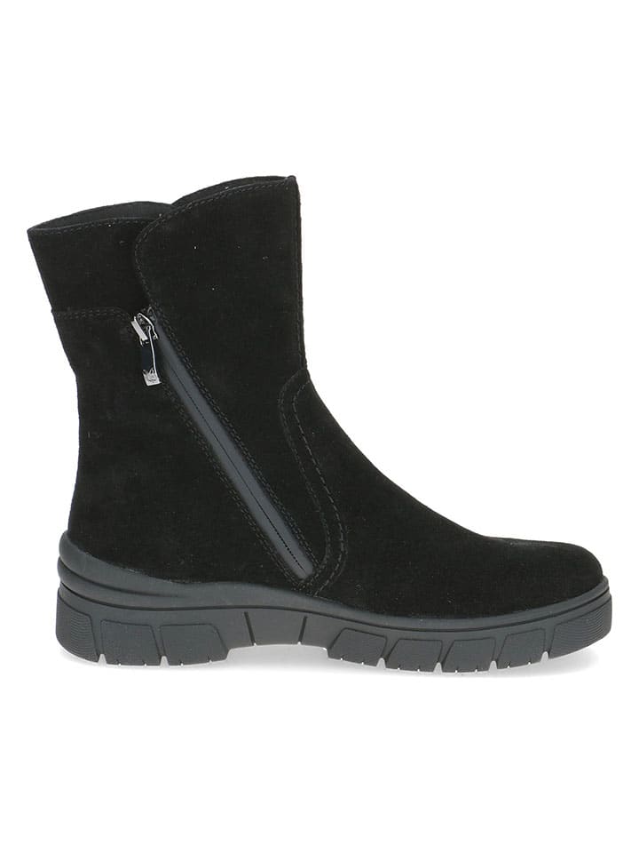 Caprice Leder-Boots in Schwarz günstig kaufen