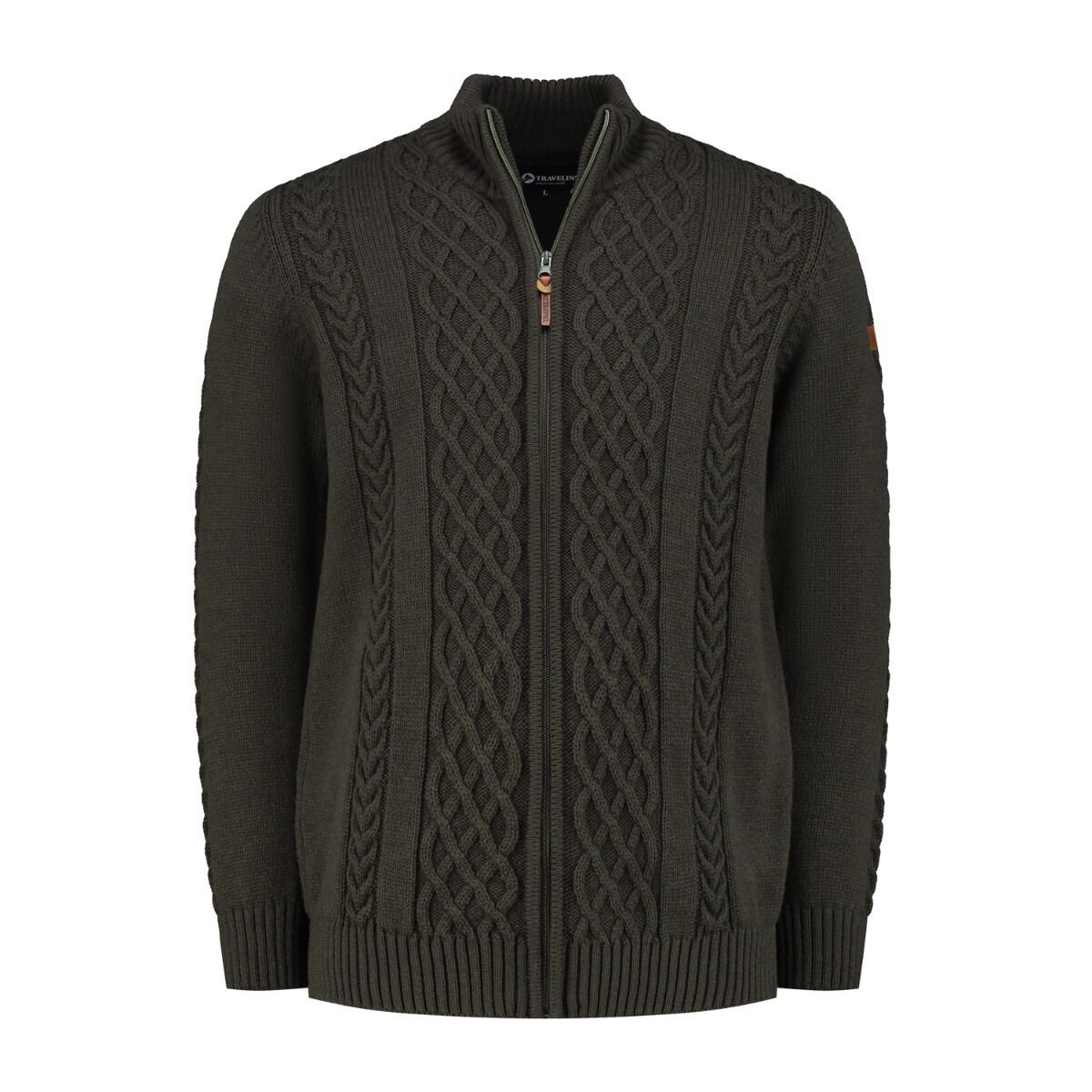 Travelin' Coll Jaali Grün Herren Pullover