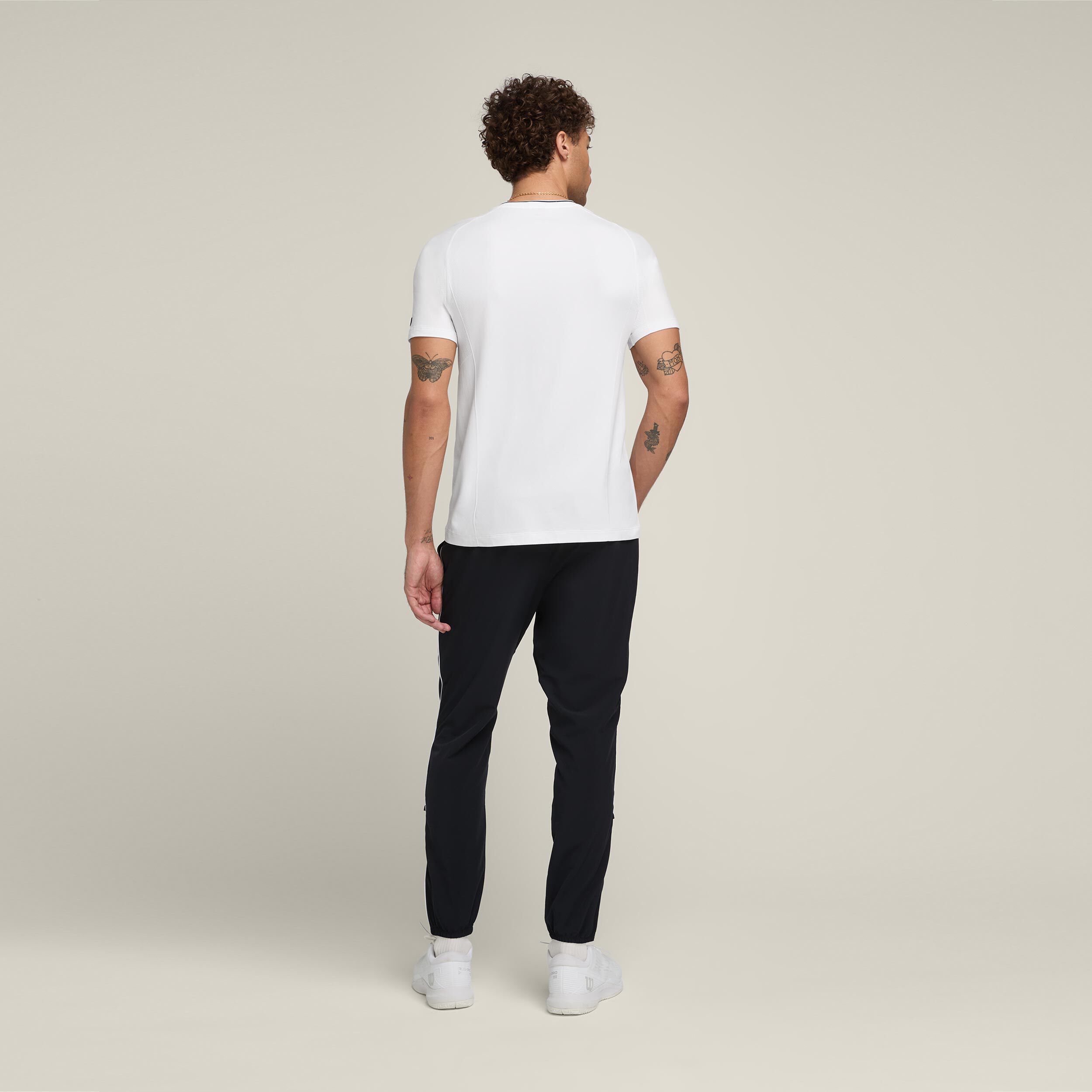 Team Players Seamless Crew T-Shirt Herren - Weiß