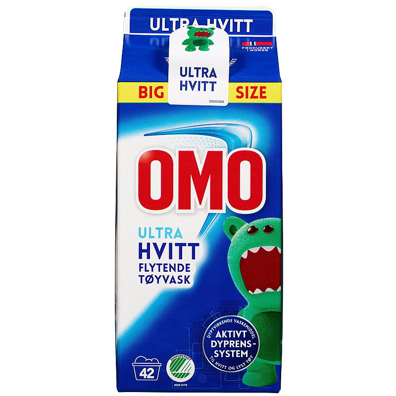 Omo Omo Ultra Hvitt 1,5 l kartong