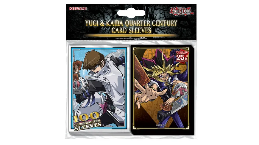 Yu-Gi-Oh Sammelkartenspiel - Yugi & Kaiba Quarter Century TCG Card Sleeves