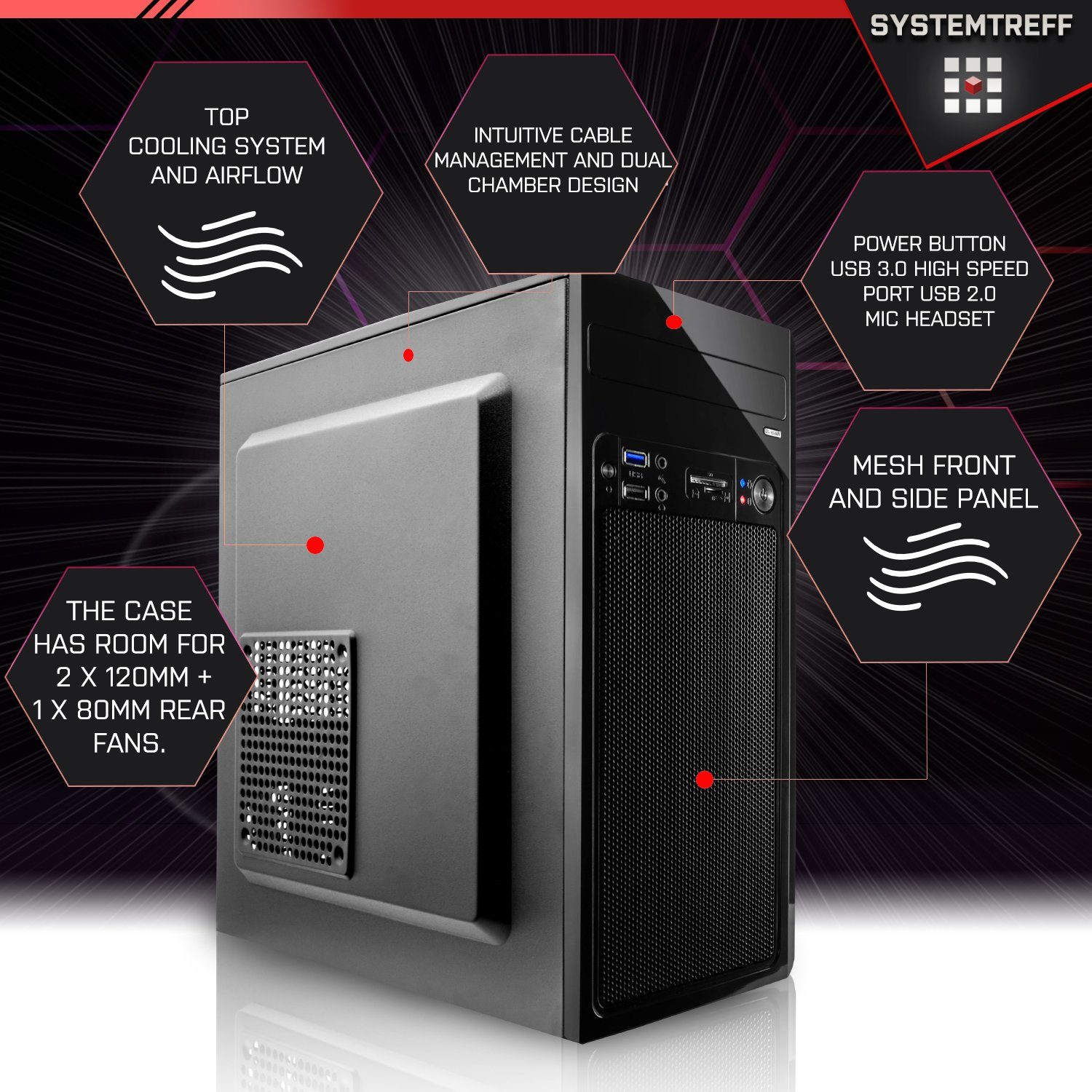SYSTEMTREFF Business-PC-Komplettsystem (27