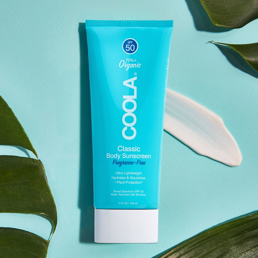 Coola Lotion Solaire Corps SPF50 Sans Parfum Protection solaire riche en ingrédientsnaturels hydratants et antioxydants