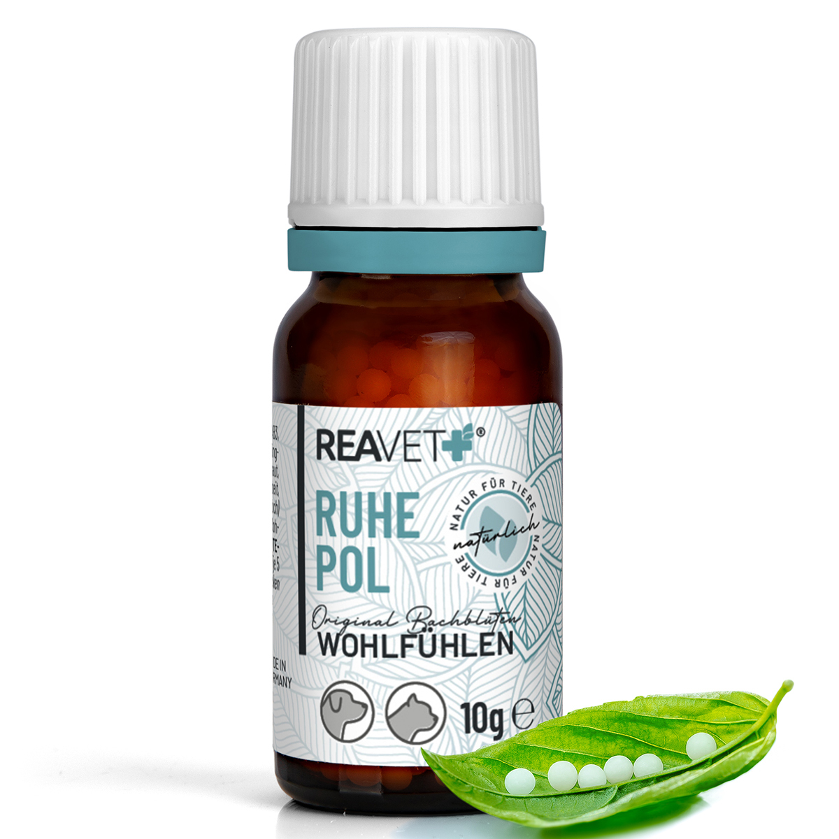 REAVET Ergänzungsfutter & Aufzucht REAVET Bachblüten Globuli - Ruhepol 10g