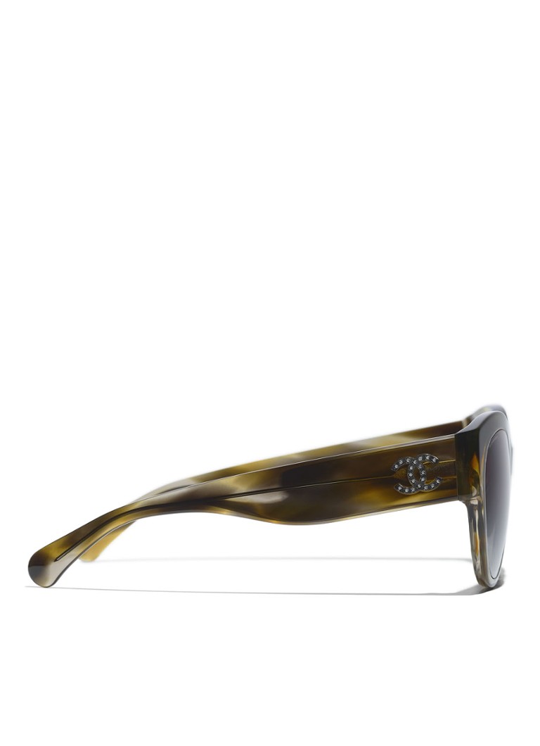 Ochelari de soare rotunzi Chanel