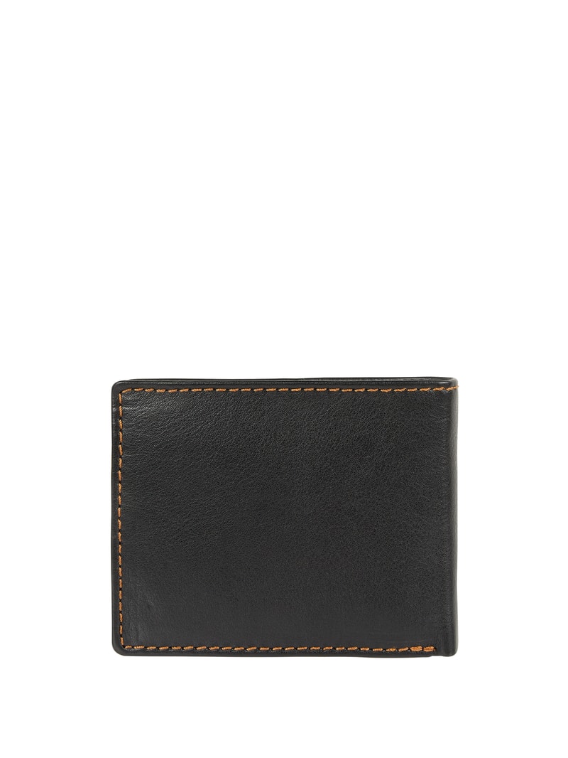 Portmonee aus Leder in schwarz