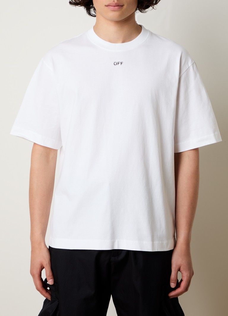 T-shirt da skate Off-White Off Stamp con logo