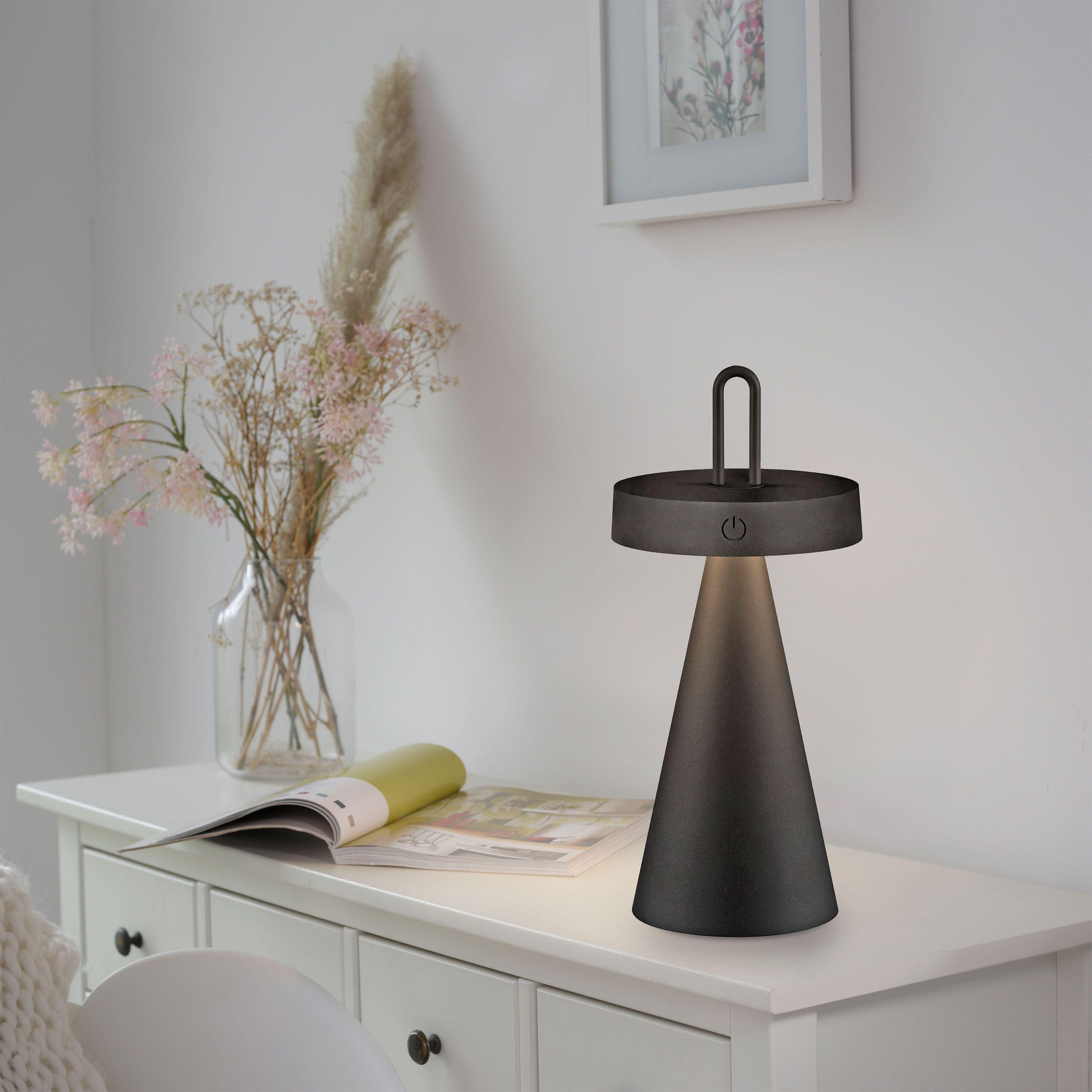 JUST LIGHT.LED-Akku-Tischleuchte 1flg