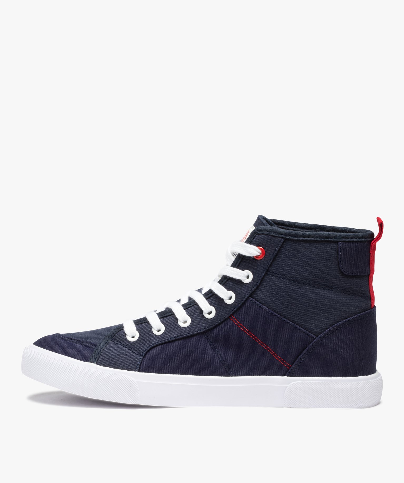 Baskets homme mid-cut en toile unie – Camps United marine | GEMO