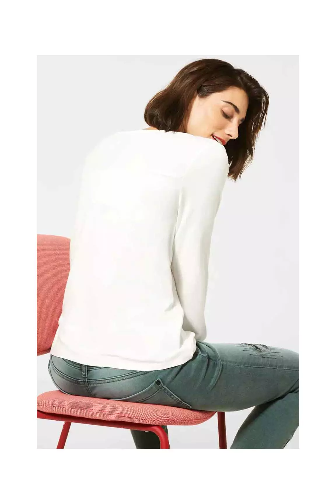 Street One Tshirts Femme couleur blanc