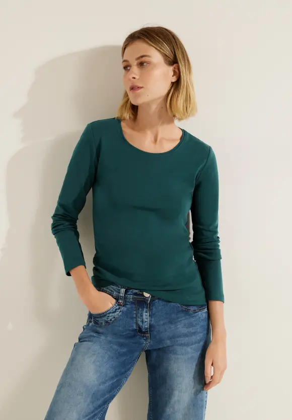 CECIL Basic Langarmshirt