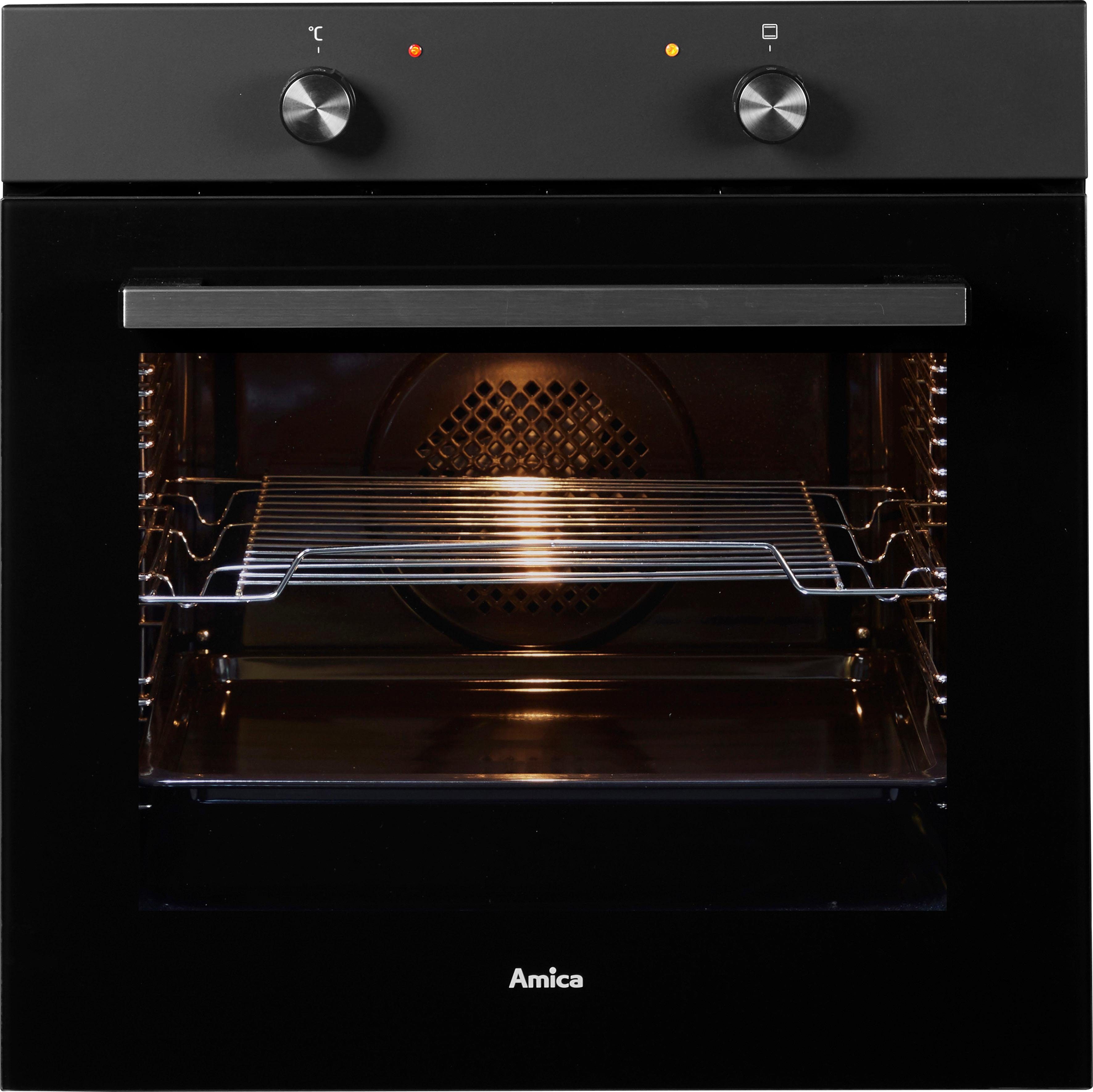 Amica Einbaubackofen EBX 947 600 SM, mit Teleskopauszug nachrüstbar, Simple Steam, Simple Steam