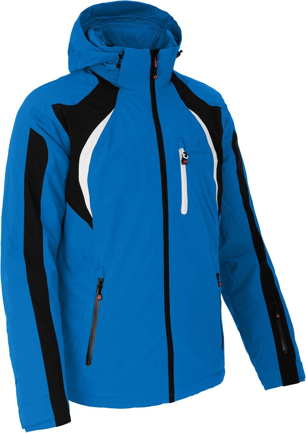Bergson Skijacke LOKKA Herren Skijacke, wattiert, 20000 mm Wassersäule, Langgrößen, blau