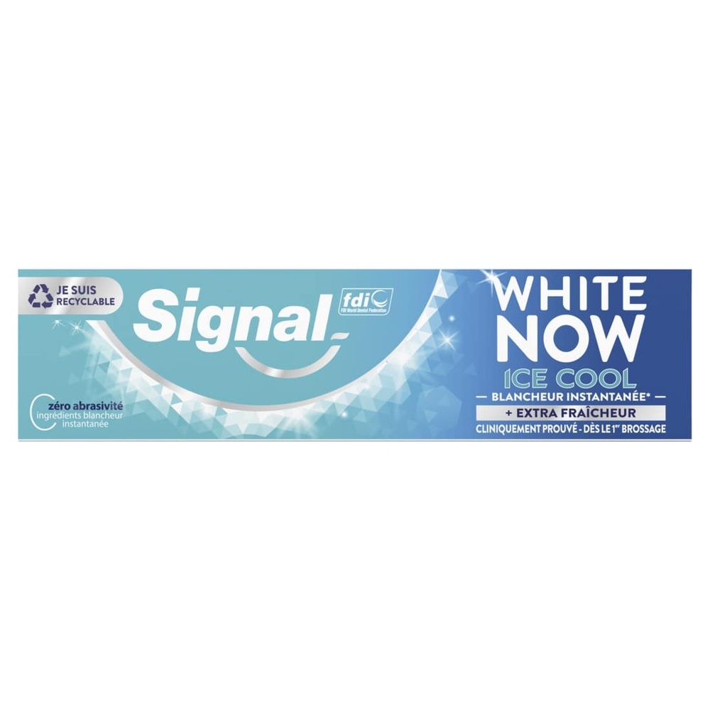 signal SIGNAL  Dentifrice Blancheur White Now Ice Cool 75ml Dentifrice