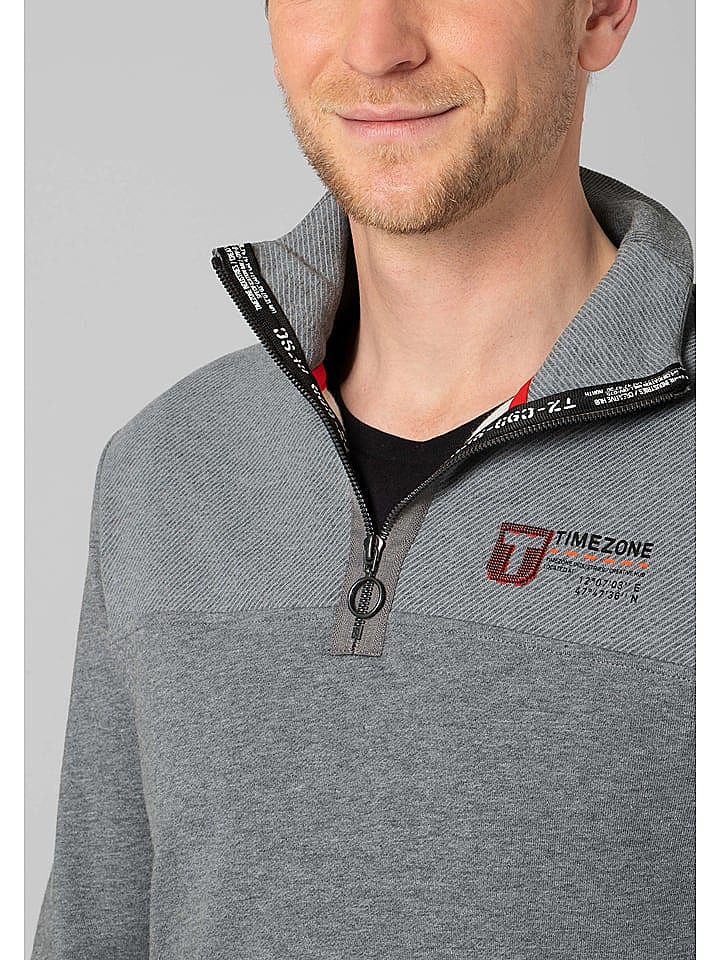 Timezone Sweatshirt in Grau günstig kaufen M