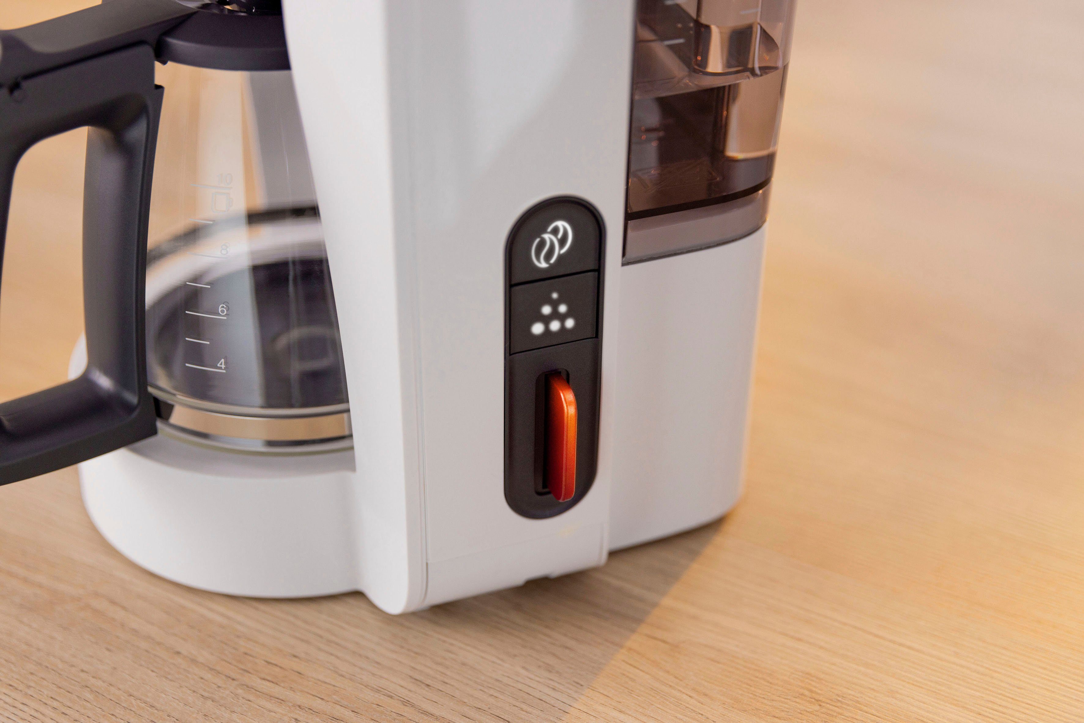 BOSCH Filterkaffeemaschine MyMoment TKA3M131, 1,25l Kaffeekanne, Papierfilter 1x4, 60min Warmhaltefunktion, Aroma intense, Entkalkungsprogramm, 1200 W