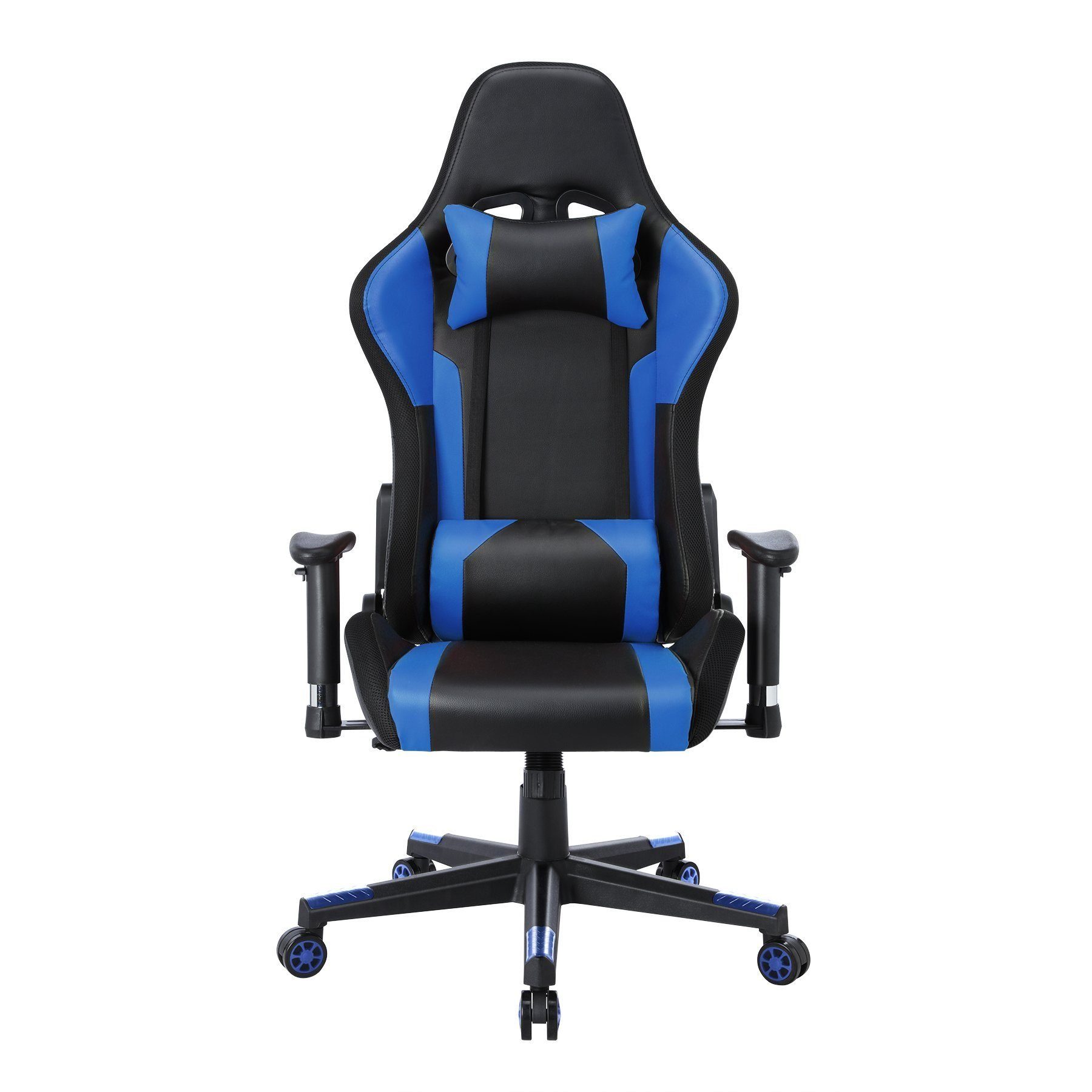 HomeMiYN Gaming Chair Gaming Stuhl Lautsprechern LED-Leuchten ergonomischer Bürostuhl Hoher