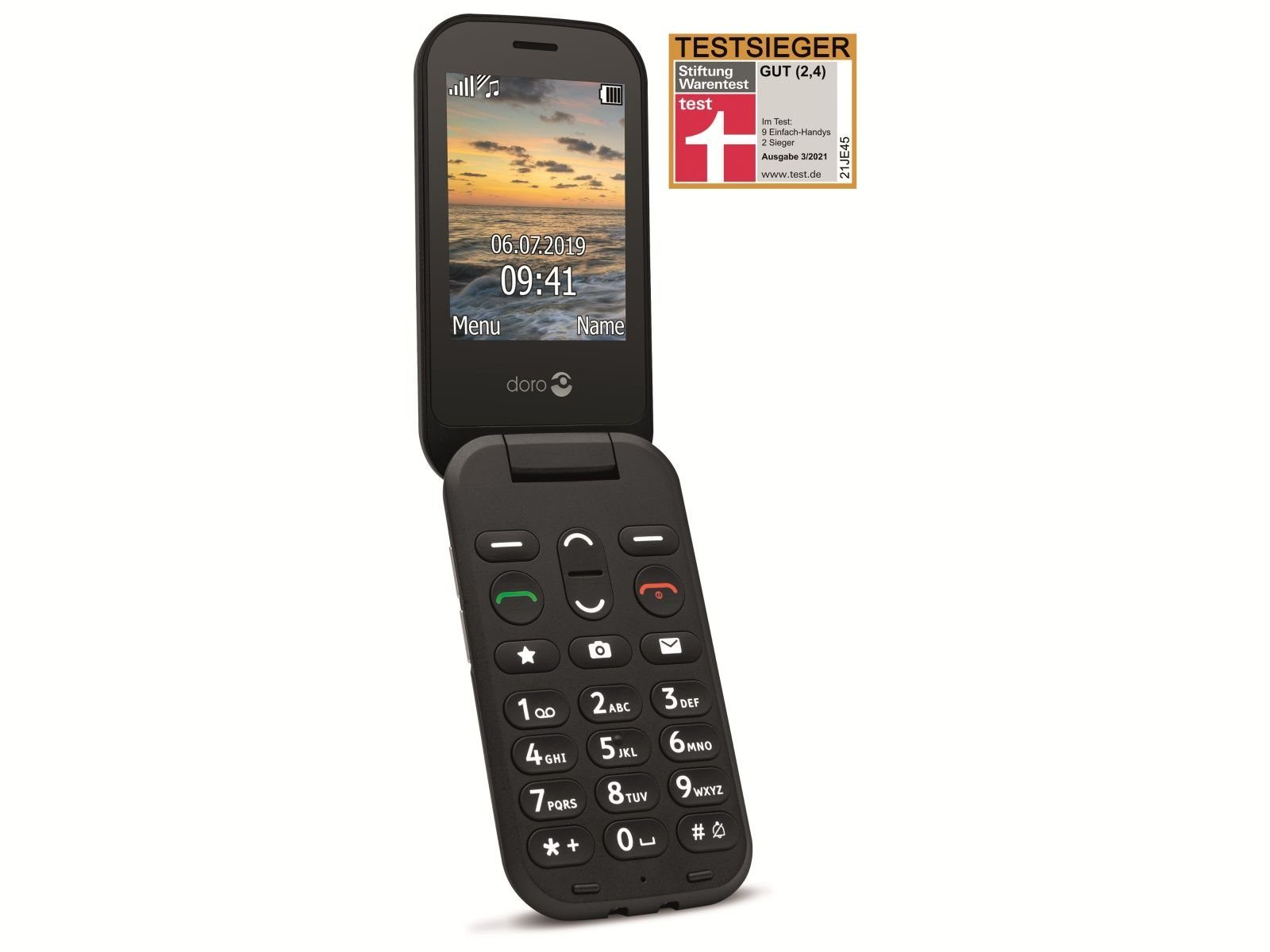Doro DORO Handy 6040, schwarz Handy