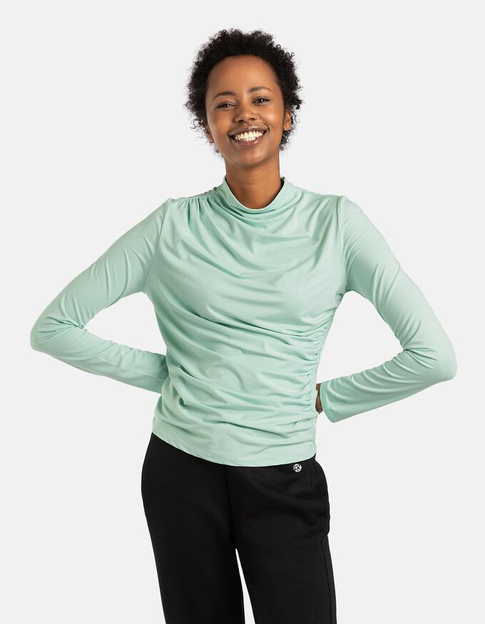 Langarmshirt - Mockneck