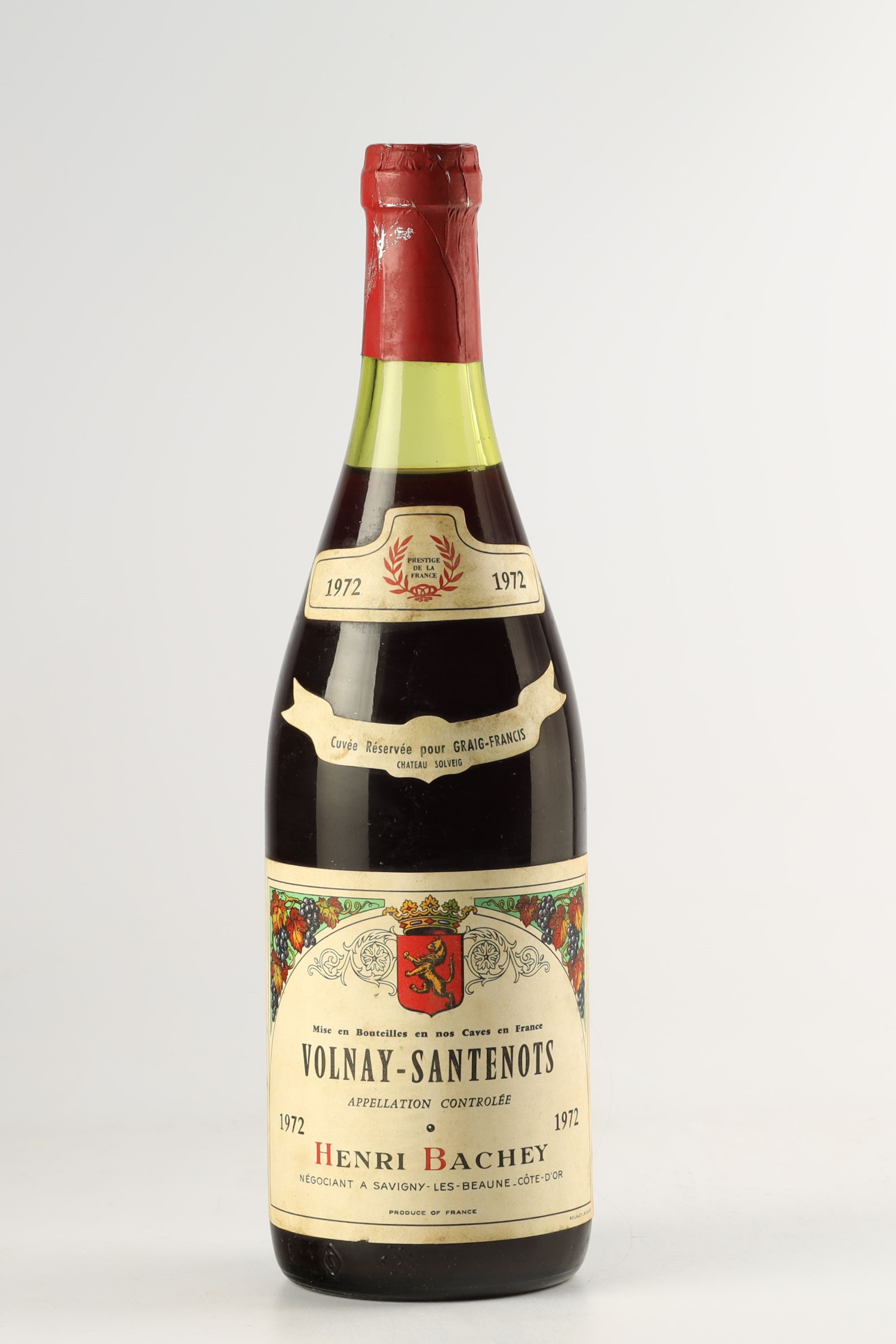 Henri Bachey 1972, Volnay