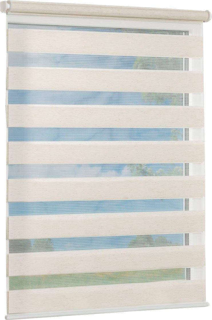 Doppelrollo Maringa Klemmfix, K-HOME, Lichtschutz, ohne Bohren, Klemmfix, in verschiedenen Größen und 11 Farben erhältlich