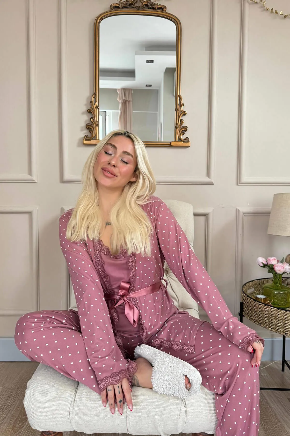Pijamaevi  Pyjama set - Rosa - Muster