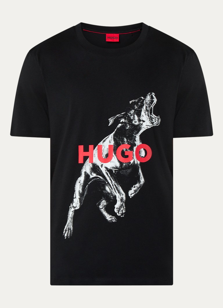 HUGO BOSS Deyladec póló logós nyomtatással