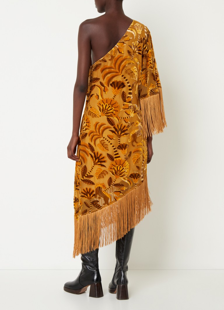 Robe midi asymétrique à franges Farm Rio