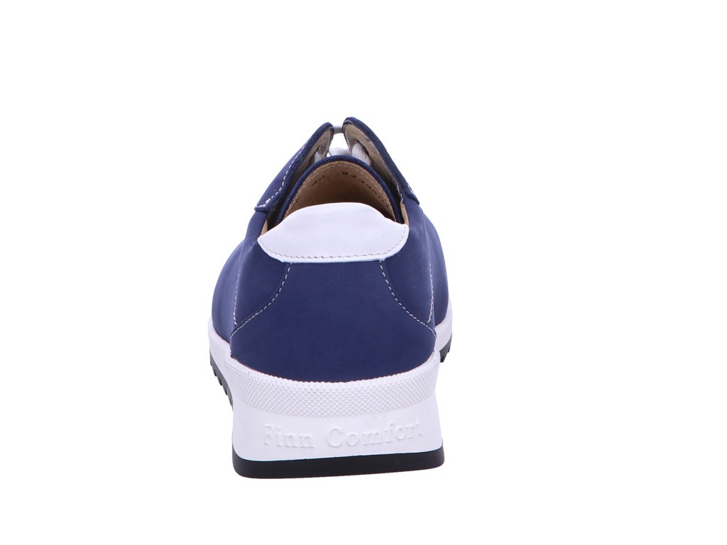 FINN COMFORT Komfort Schnürer blau Sarnia demin