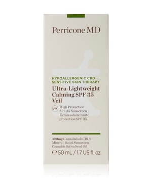 Perricone MD Hypo CBD Ultra-Lightweight Calming SPF 35 Veil Sensitive Skin Therapy Sonnenlotion-50 ml