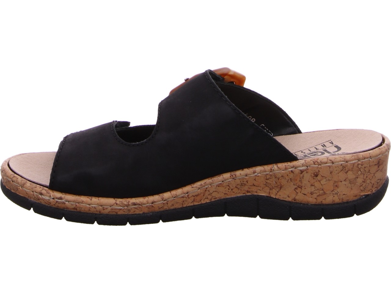 RIEKER Klassische Sandalen schwarz FSK Damen Sandalen
