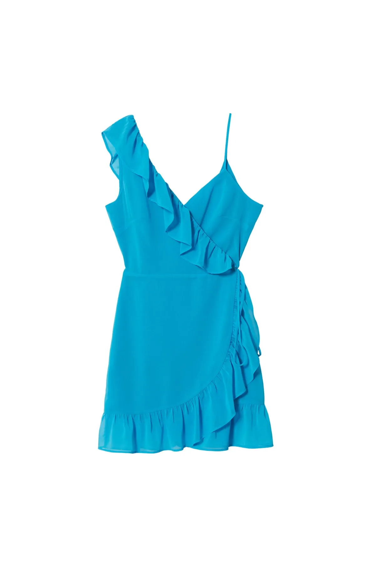 MANGO  Blaues Damenkleid 37091299