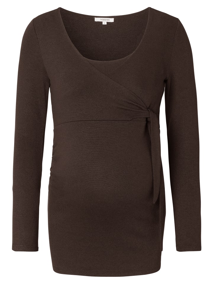 Noppies Still-Shirt Elin in Coffee Bean günstig kaufen