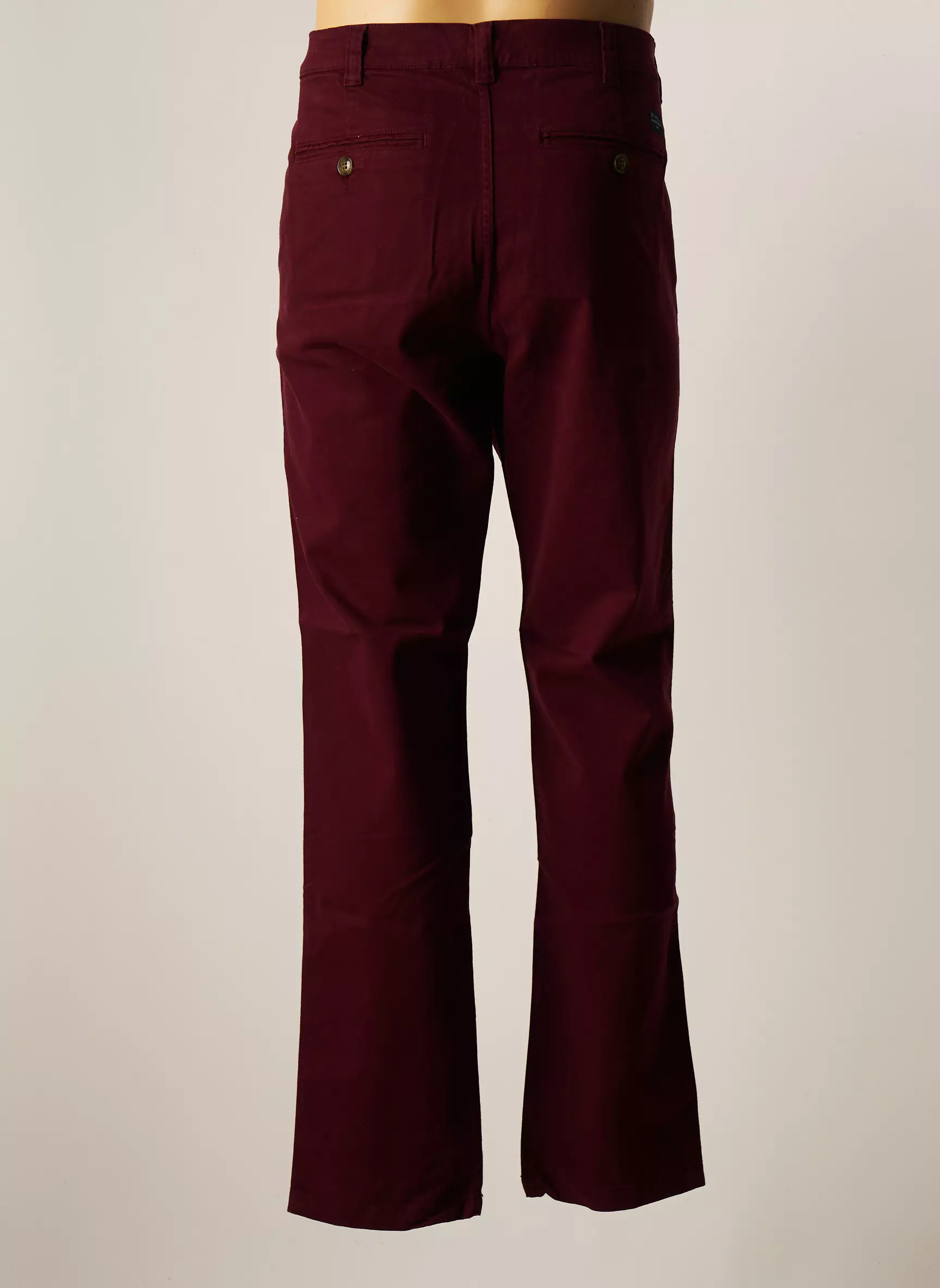 Ruckfield Pantalons Chino Homme couleur rouge