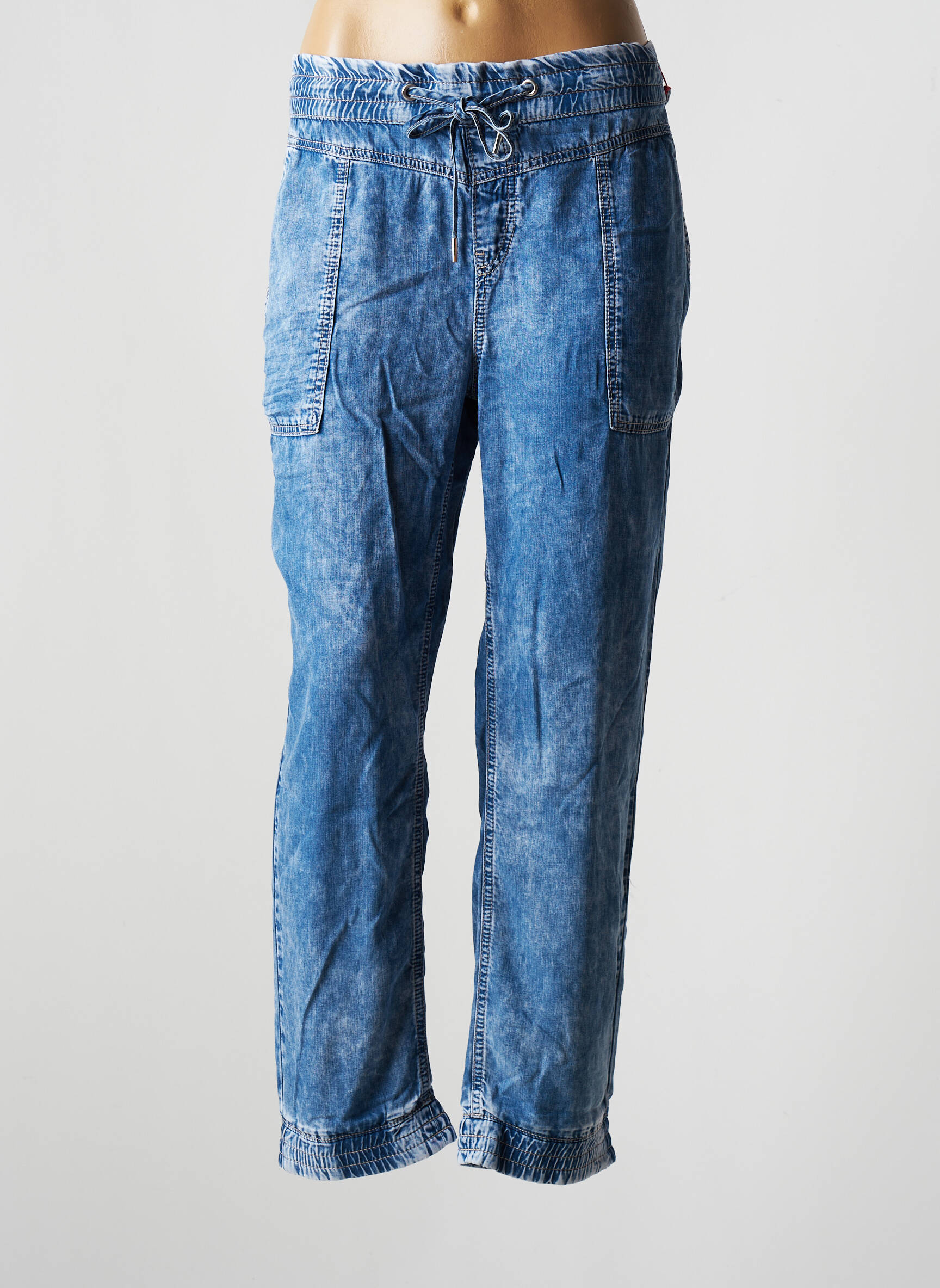 Street One Jeans Coupe Droite Femme couleur bleu
