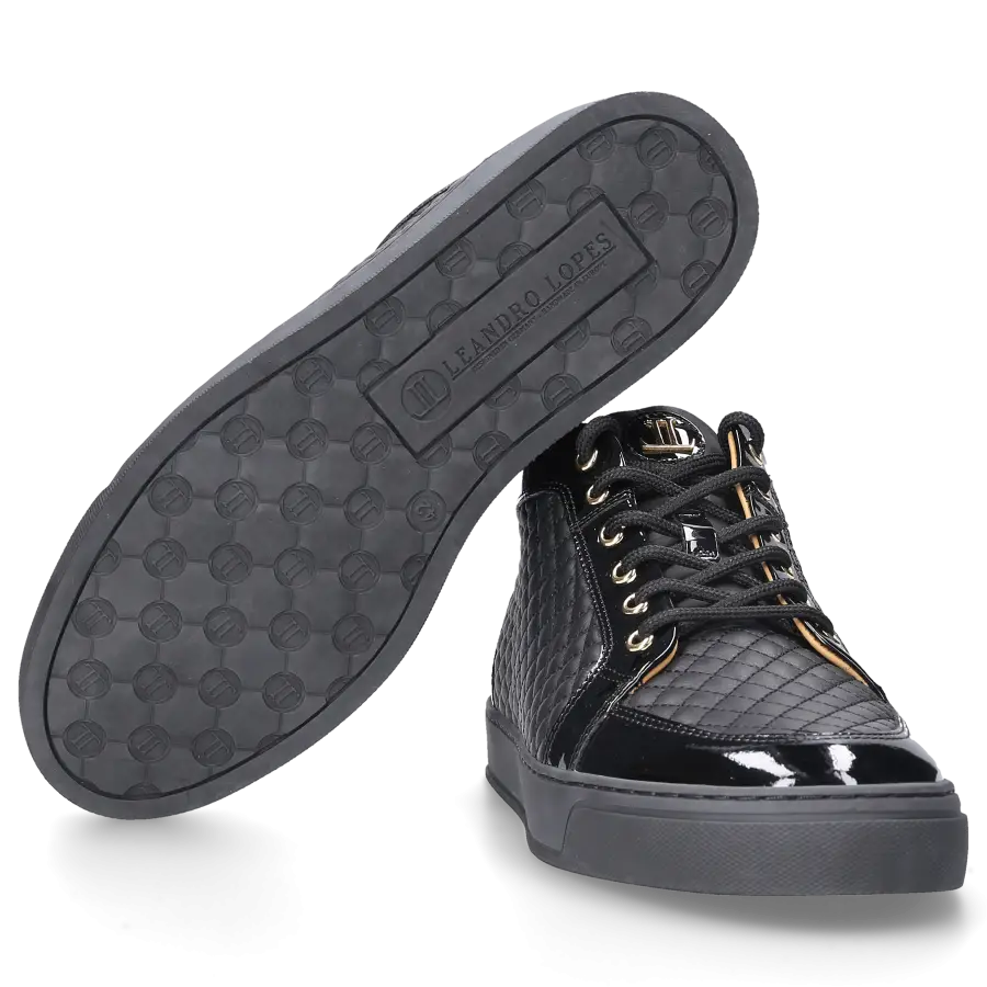 Leandro Lopes - Sneaker high EZIO Kalbsleder - schwarz