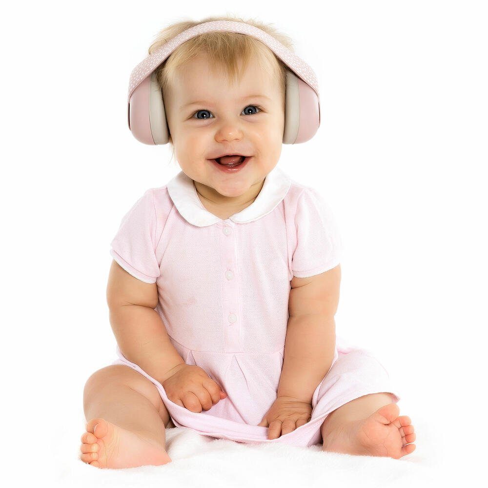 Reer Kapselgehörschutz SilentGuard Baby Rosa, (1 St)