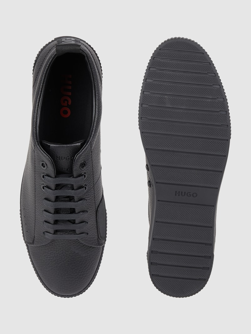 Sneaker mit Label-Details Modell 'Zero Tenn' in schwarz