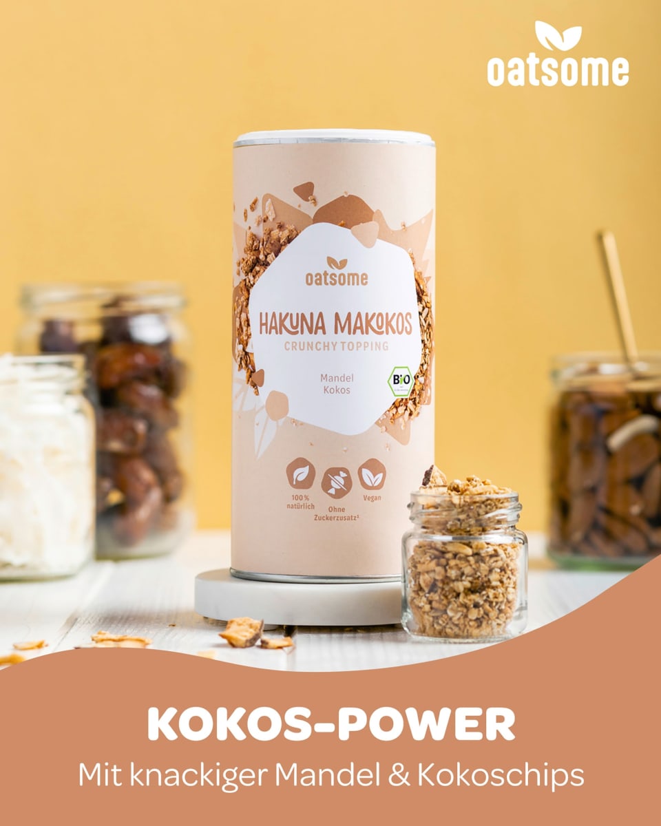 Crunchy Topping Hakuna Makokos, Mandel & Kokos, 220 g