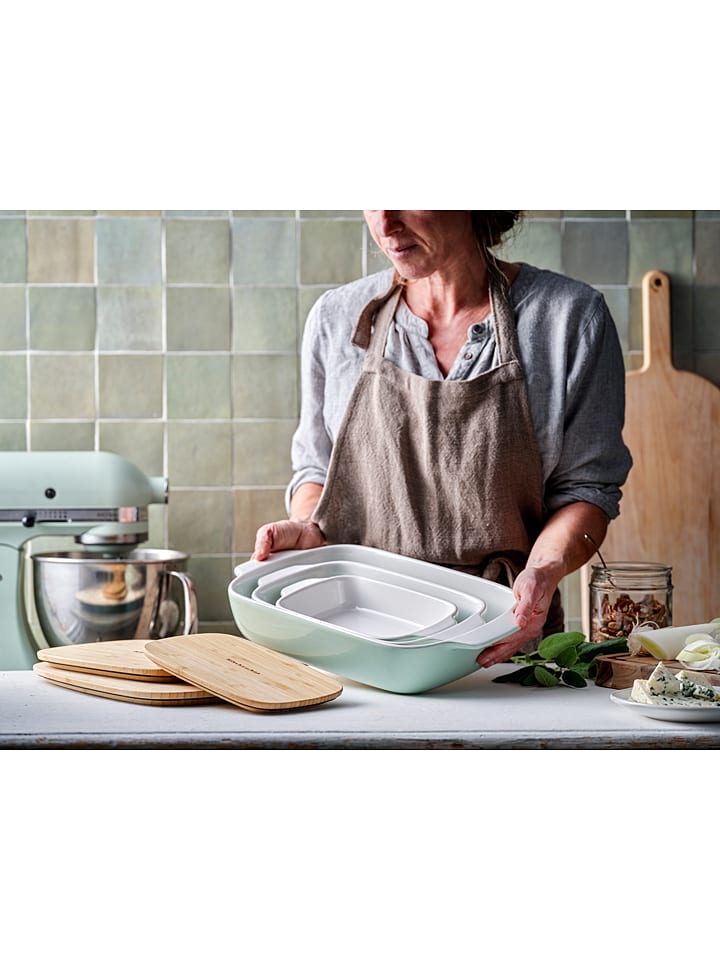 KitchenAid 2tlg. Set: Auflaufform in Grün - 1,9 l günstig kaufen onesize