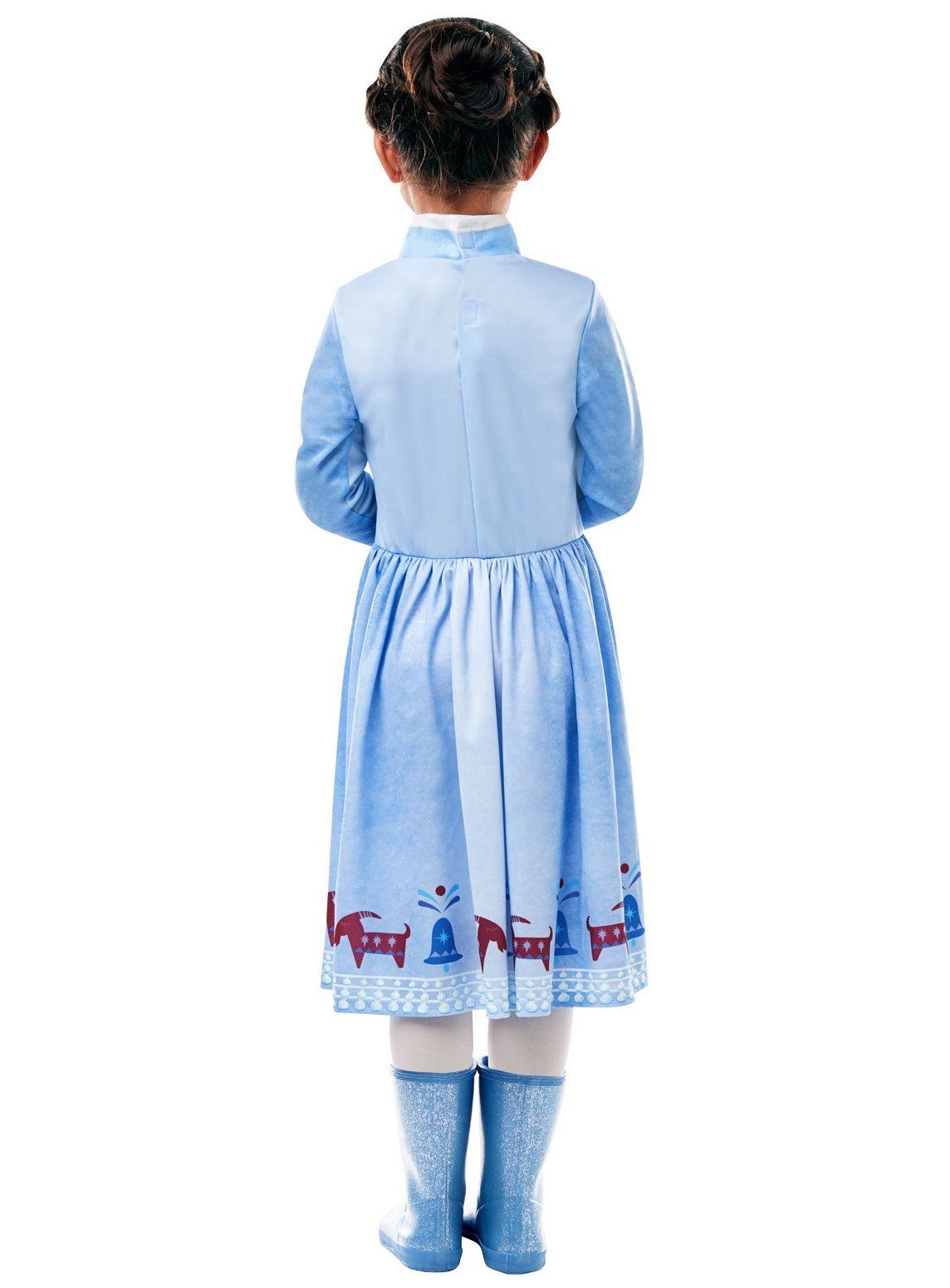 Rubie´s Kostüm Die Eiskönigin Anna Weihnachtskleid für Kinder Bas, Einfache Version des Anna-Kleids aus der Weihnachtsfolge 'Olaf taut au