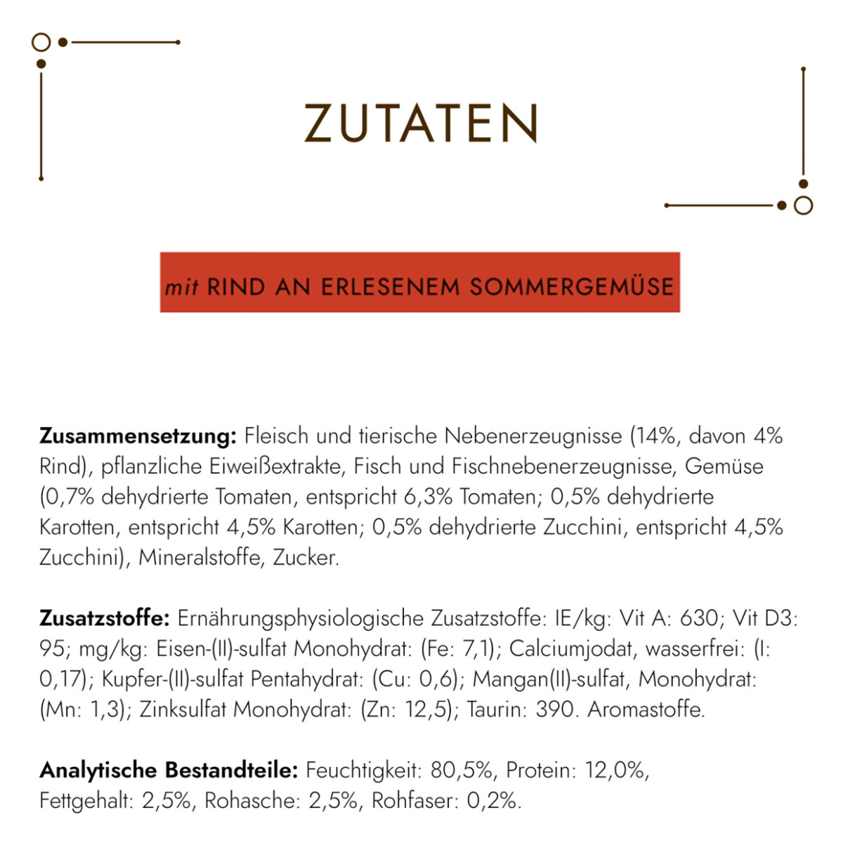 GOURMET A la Carte Rind & Gemüse günstig kaufen bei ZooRoyal