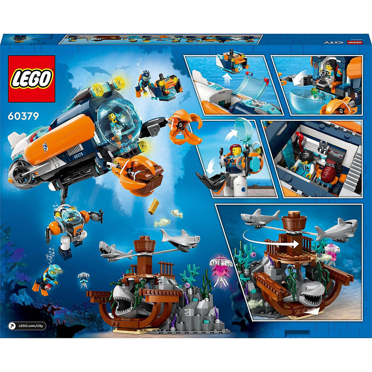 LEGO® City 60379 Forscher-U-Boot