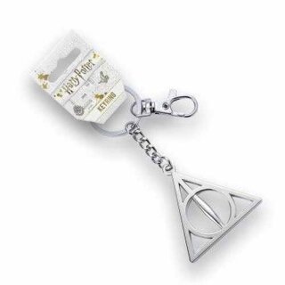 Harry Potter Schlüsselanhänger Deathly Hallows (versilbert)