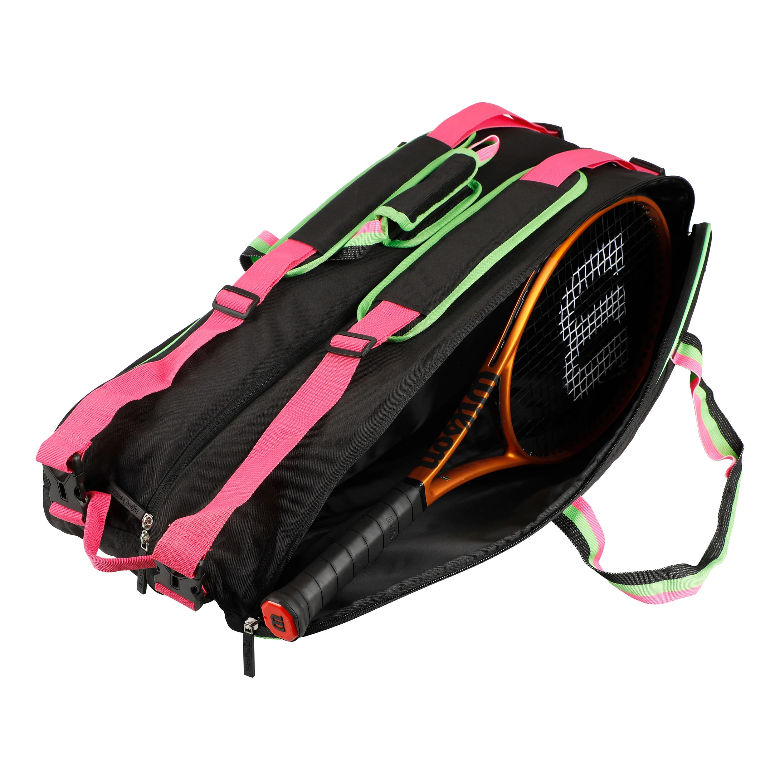 Premium Neon 6R Schlägertasche - Schwarz, Neongrün