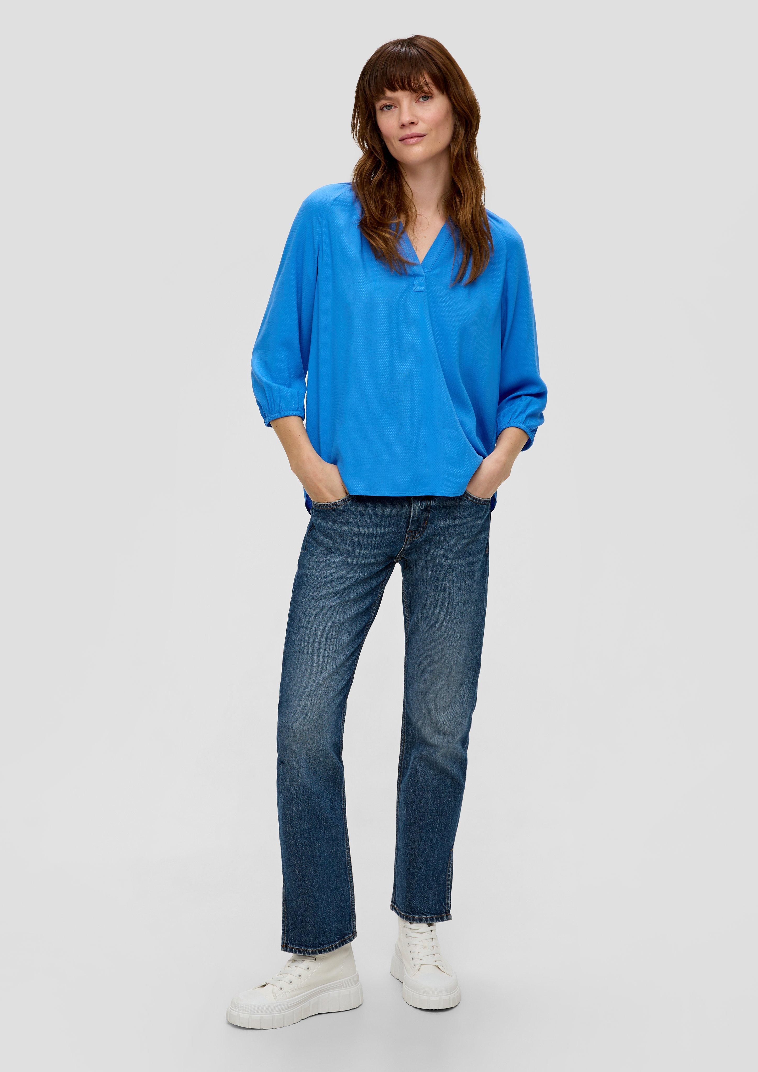 Viskosebluse mit Dobby-Struktur  2145848-5531